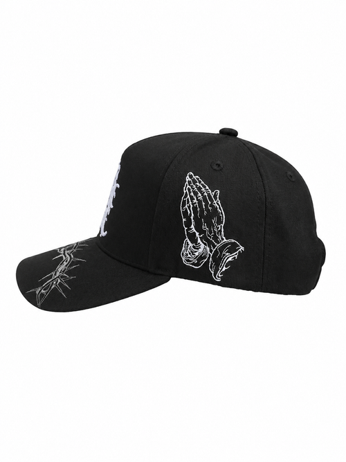 "Black LA"  A Frame Hat